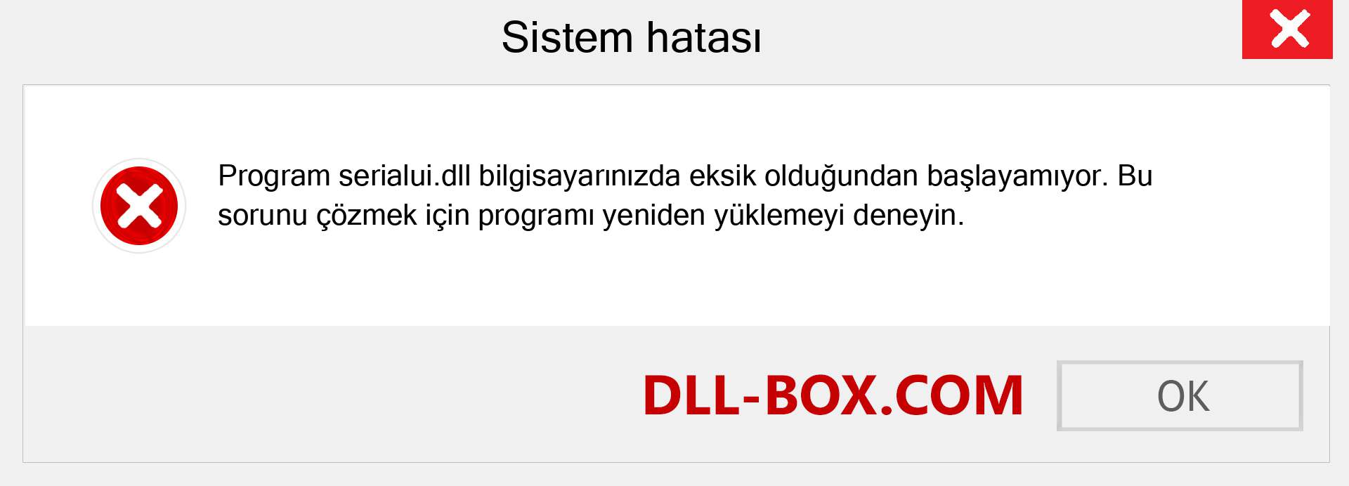 serialui.dll dosyası eksik mi? Windows 7, 8, 10 için İndirin - Windows'ta serialui dll Eksik Hatasını Düzeltin, fotoğraflar, resimler